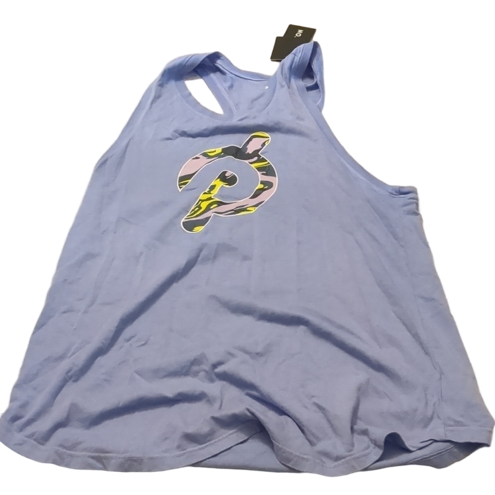 Peloton purple/blue flow race tank size medium